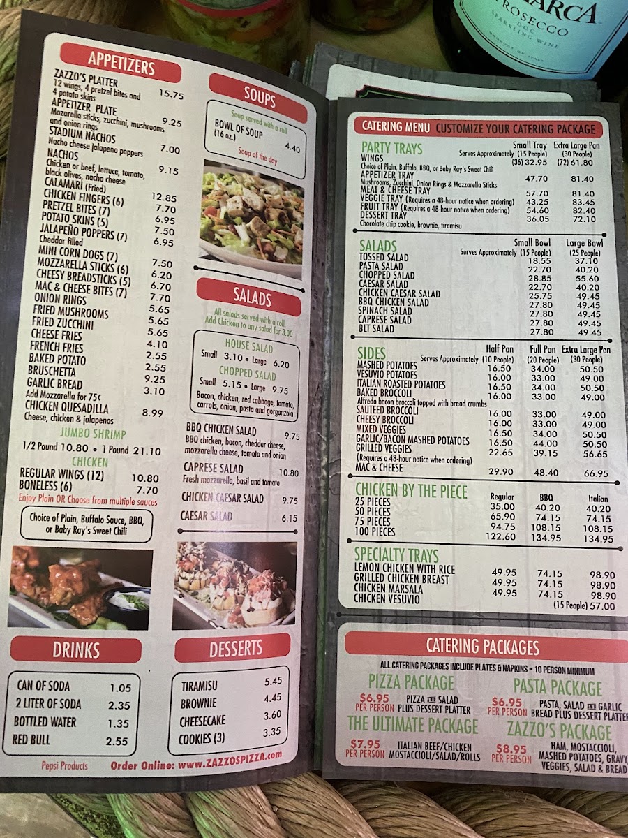 Menu Zazzo's Pizza & Bar - Darien-5